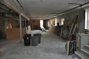 Progress being made during construction at the Weatherford