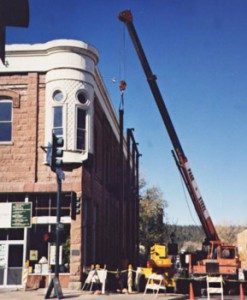 Restoring the exterior of the hotel